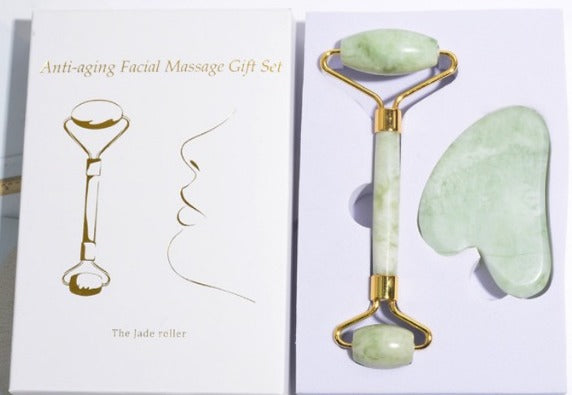 Coffret Rituel Jade — Gua Sha & Rouleau Visage