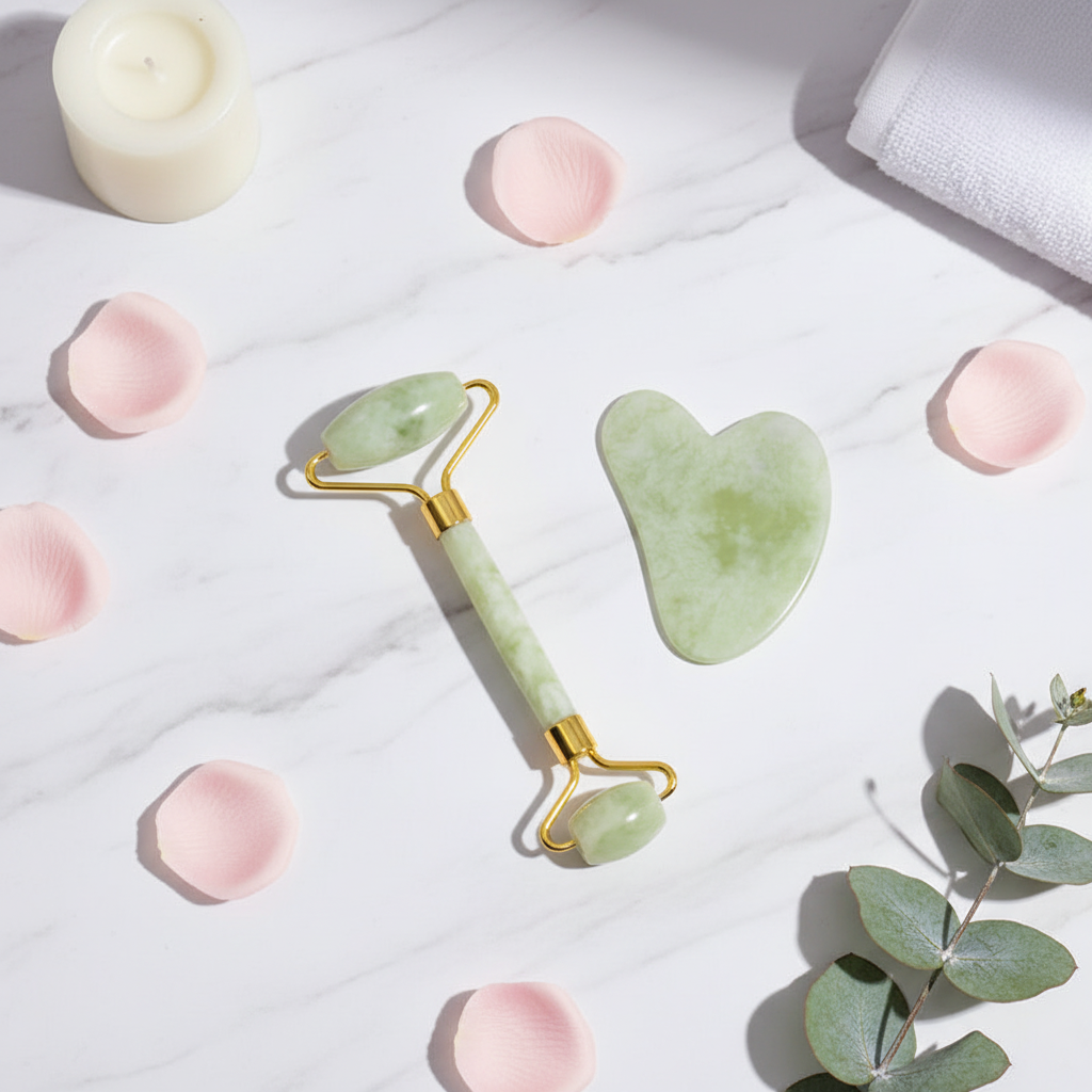 Coffret Jade flat lay